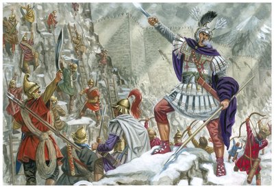 Alessandro Magno alla Porta di Ferro (Asia Centrale) da Giuseppe Rava