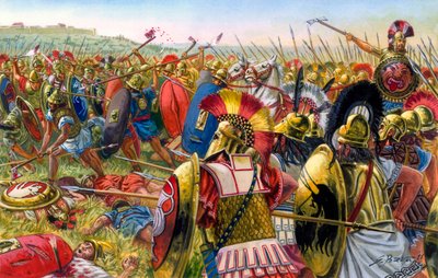 Antica Roma: Lars Porsenna, militare etrusco alle porte di Roma nel 507 a.C. da Giuseppe Rava