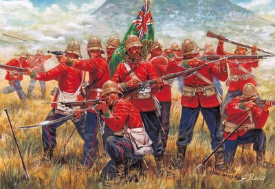 Guerra Anglo-Zulu: soldati dell