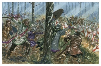 Agguato dei Bagaudi contro una legione romana in Gallia da Giuseppe Rava