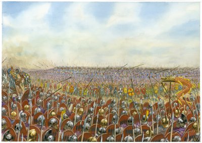 Battaglia di Adrianopoli o Hadrianopolis da Giuseppe Rava