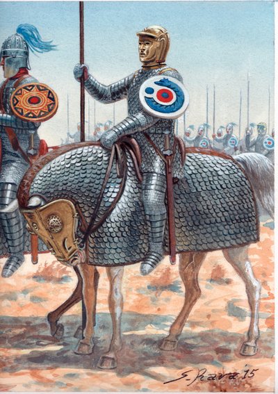 Cataphract e Clibanarii del Tardo Impero Romano da Giuseppe Rava