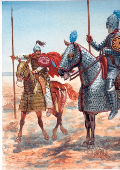 Cataphract e Clibanarii del Tardo Impero Romano da Giuseppe Rava
