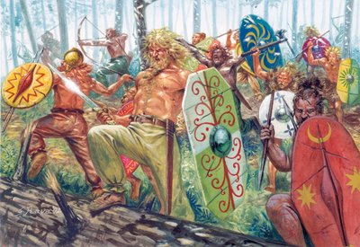 Orda di Guerrieri Tedeschi - Orda di guerrieri germanici - da Giuseppe Rava