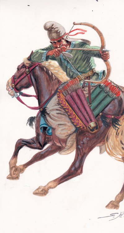 Arcieri a cavallo Parti da Giuseppe Rava