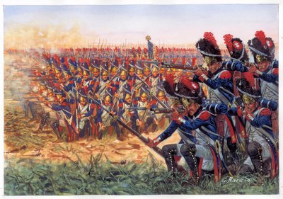 La Guardia Imperiale di Napoleone I (1769-1821) alla Battaglia di Waterloo da Giuseppe Rava