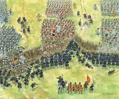Guerra di successione spagnola: la battaglia di Denain, 24 luglio da Giuseppe Rava