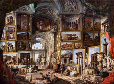Roma Antica, circa 1754/57 (Oil on canvas) da Giuseppe & Salvi Nicola (1697-1751) Pannini