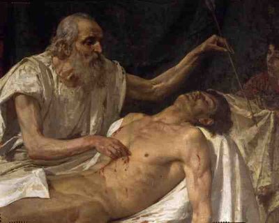 San Sebastiano (dettaglio) da Giuseppe Sciuti