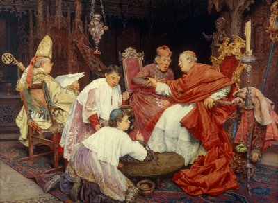 Cardinali in un Interno da Giuseppe Signorini