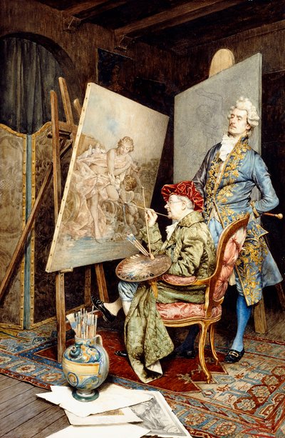Lo Studio del Pittore da Giuseppe Signorini