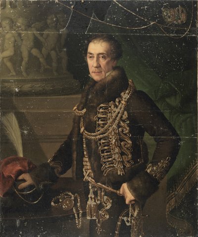 Il consigliere patrizio e cancelliere della città di Fiume, Vincenzo Nobile de Terzi da Giuseppe Tominz