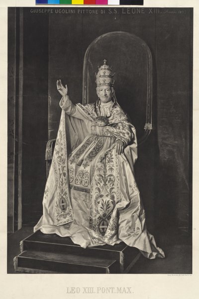 Papa Leone XIII da Giuseppe Ugolini