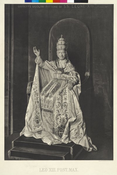 Papa Leone XIII da Giuseppe Ugolini