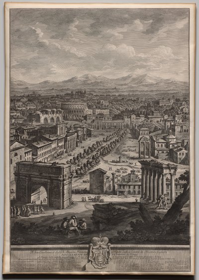 Il Campo Vaccino da Giuseppe Vasi