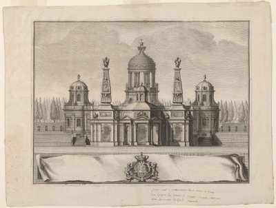 Sepolcro per i re di Francia da Giuseppe Vasi after Filippo Juvarra