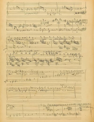 Autografo: Falstaff, opera in tre atti da Giuseppe Verdi