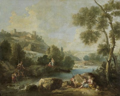 Paesaggio con figure da Giuseppe Zaïs (attributed to)