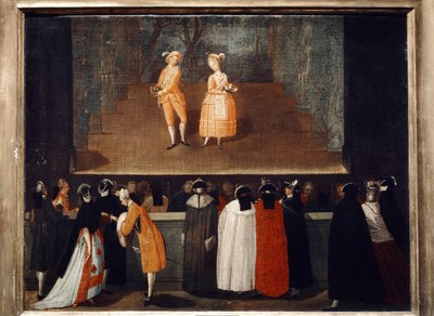 OPERA: Intermezzo, fine del XVIII secolo (olio) da Giuseppe de Albertis