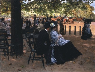 Flirt a Hyde Park da Giuseppe de Nittis