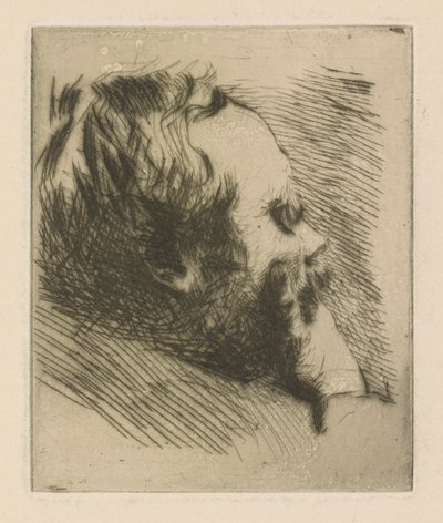Ritratto di Edgar Degas da Giuseppe de Nittis