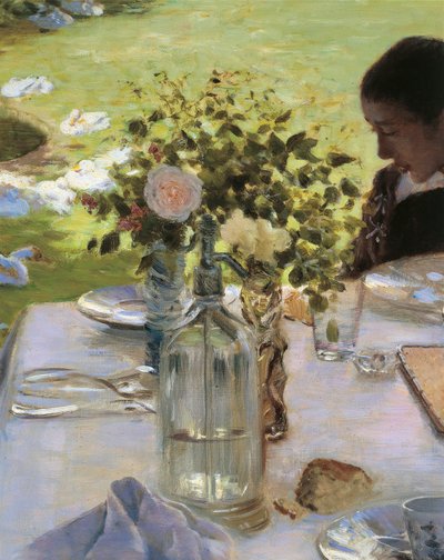 Colazione in giardino da Giuseppe or Joseph de Nittis
