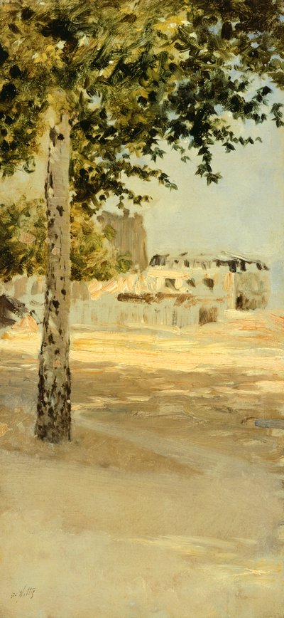 Vicino a Parigi, di Giuseppe de Nittis da Giuseppe or Joseph de Nittis