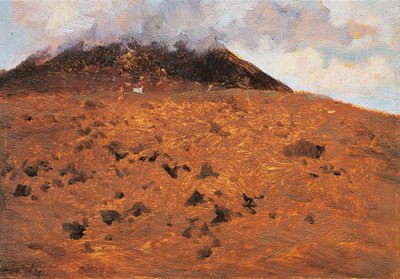 Sulle pendici del Vesuvio da Giuseppe or Joseph de Nittis
