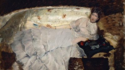 Perla e conchiglia da Giuseppe or Joseph de Nittis