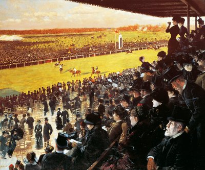 Corse a Longchamps da Giuseppe or Joseph de Nittis