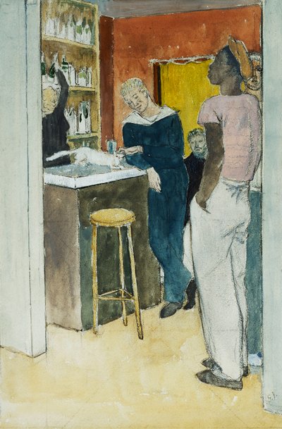 Bistrò, Havre da Glyn Warren Philpot