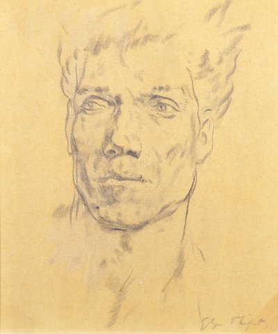 Testa di un uomo, c.1920 da Glyn Warren Philpot
