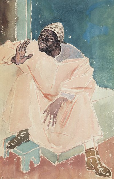 Marocchino seduto, 1936 da Glyn Warren Philpot