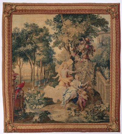 Flora e Zefiro dal Set delle Metamorfosi di Ovidio, 1704-1731 da Gobelins