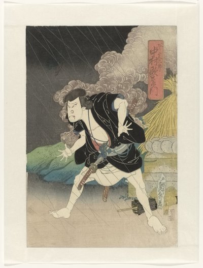 Nakamura Utaemon IV come Ono Sadakurō da Gochôtei Sadamasu