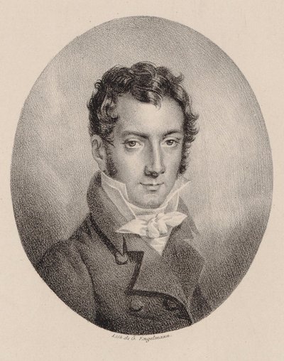Ritratto del violinista e compositore Josef Mayseder 1789-1863 da Godefroy Engelmann