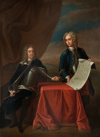John Churchill e John Armstrong da Godfrey (after) Kneller