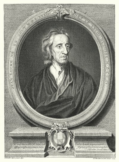 John Locke, filosofo inglese (incisione) da Godfrey (after) Kneller