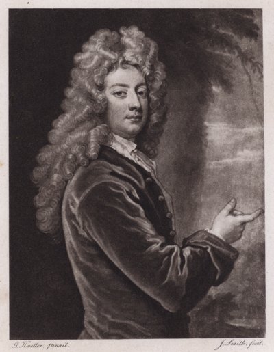 William Congreve, drammaturgo inglese da Godfrey (after) Kneller