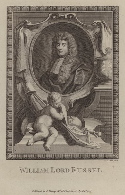 William Russell, Lord Russell, politico inglese da Godfrey (after) Kneller