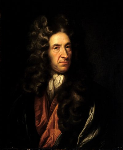 Daniel Defoe (1660-1731) da Godfrey (manner of) Kneller