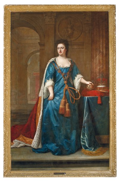 Ritratto della regina Anna (1665-1714) da Godfrey (studio of) Kneller