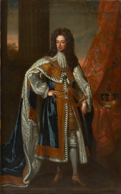 Ritratto di stato del re Guglielmo III da Godfrey (studio of) Kneller