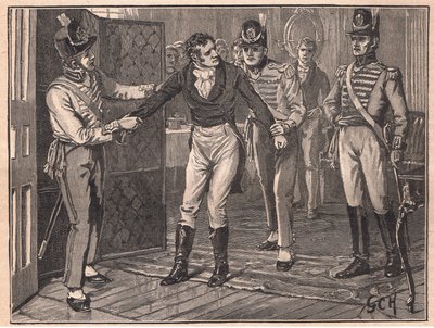 Arresto di Sir Francis Burdett AD 1810 da Godfrey C. Hindley