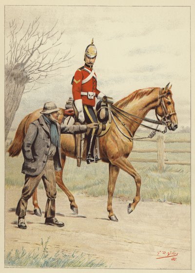 1º (Reale) Dragoni da Godfrey Douglas Giles