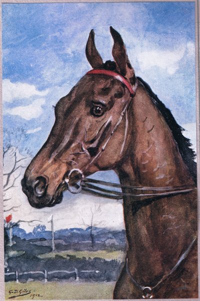 How we beat the favourite, da Poems of Adam Lindsay Gordon pubblicato da T. N. Foulis, 1912 da Godfrey Douglas Giles