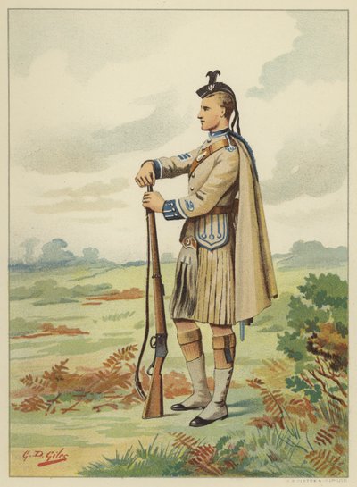 Volontari Scozzesi di Londra, 1º Battaglione Volontario Rifle Brigade, 7º Middlesex da Godfrey Douglas Giles