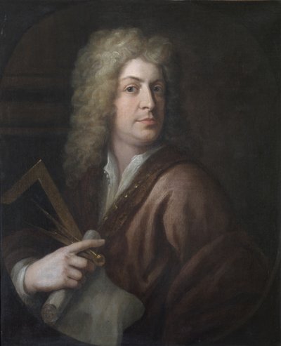 Edward Strong, c.1710 da Godfrey Kneller