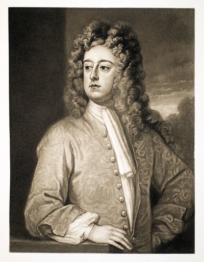 Francis Godolphin, Conte di Godolphin, pub. 1902 da Godfrey Kneller