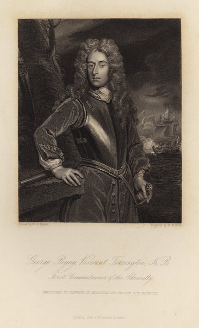 George Byng Visconte Torrington da Godfrey Kneller